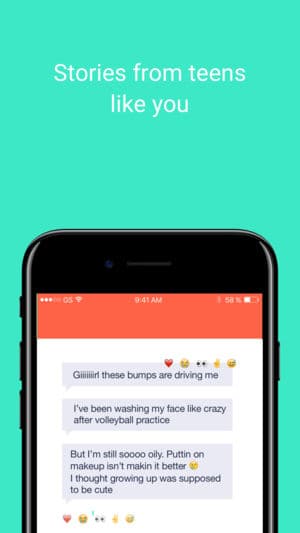 Real Talk sex ed app screenshot