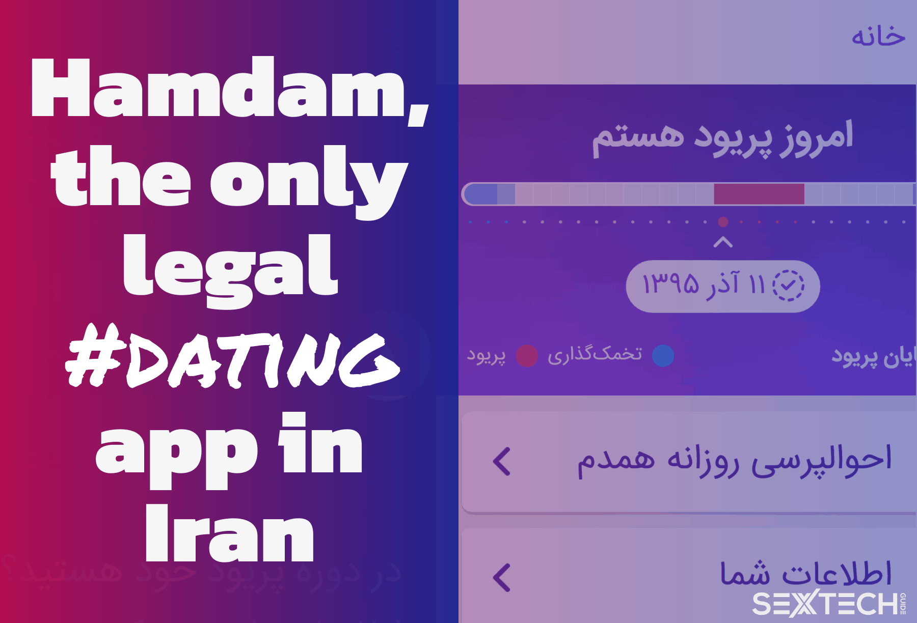 Hamdam is Iran's only legal dating app