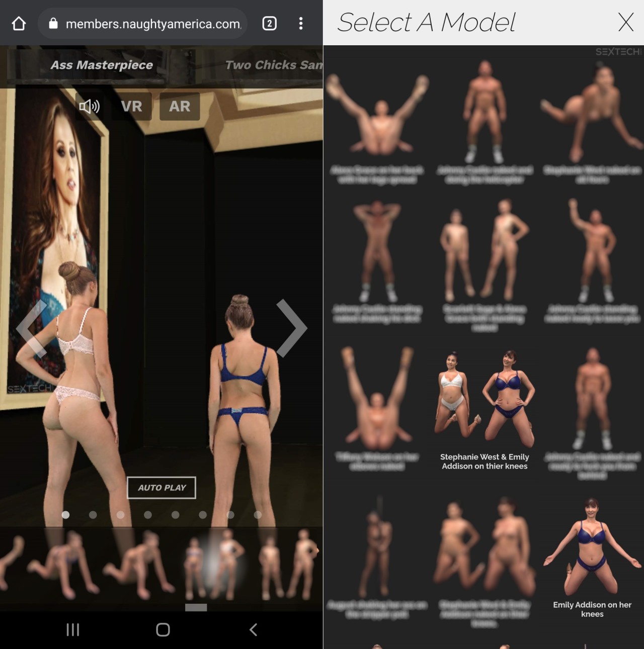 Naughty America AR,Naughty America augmented reality,naughty america strippers,naughty america virtual stripper