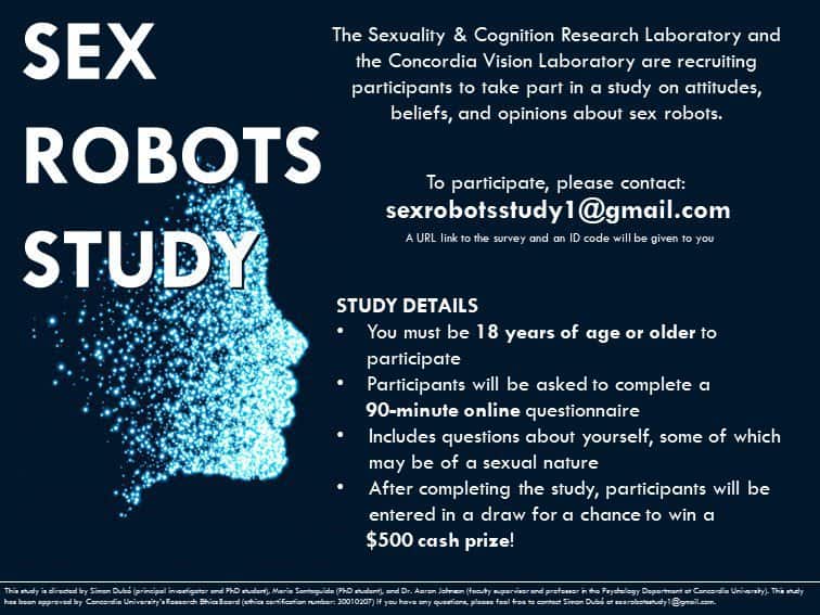 sex robot study